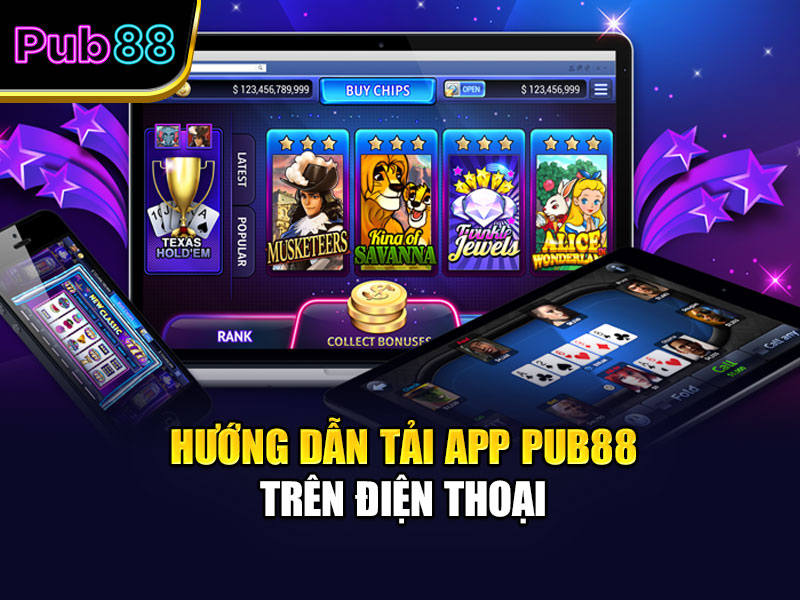 Hướng dẫn tải app Pub88 trên điện thoại